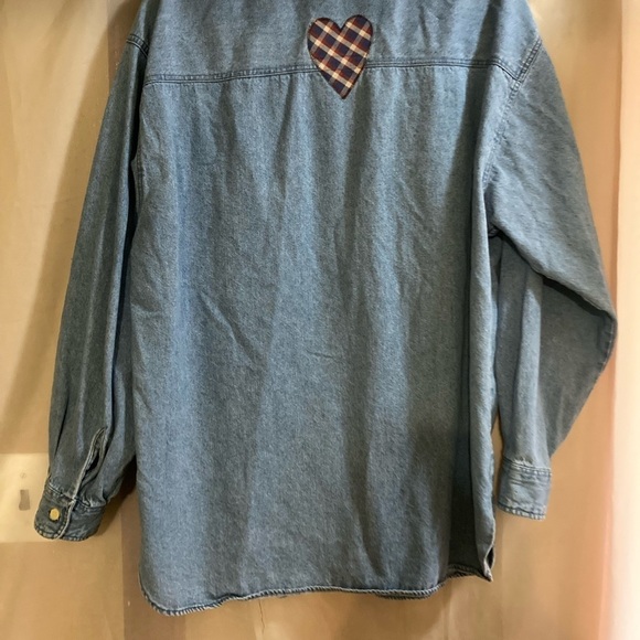 American Rave denim Shacket size large - Picture 7 of 7